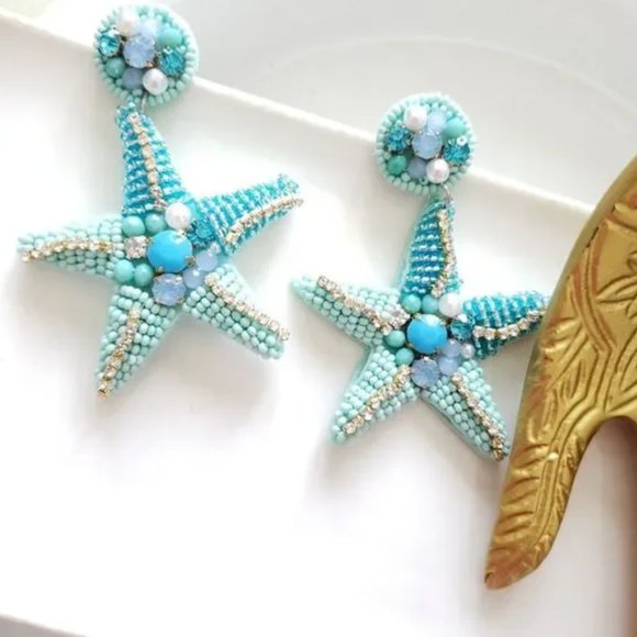 New! Zara Star Earrings - Picture 8 of 8